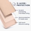 Pouzdro Kwmobile pro Samsung Galaxy A25, krémové, silikonové, KWM000021MV019C