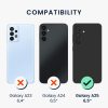 Silikonový kryt Kwmobile pro Samsung Galaxy A25, fialový, KWM000021MV020C