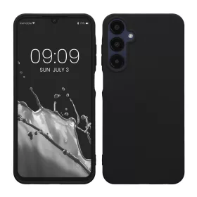   Pouzdro Kwmobile pro Samsung Galaxy A25, černé, silikonové, KWM000021MX001C