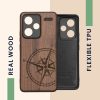 Kryt Kwmobile pro Xiaomi Redmi Note 13 Pro Plus 5G, hnědý, dřevo, KWM000020KL001C
