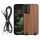 Pouzdro Kwmobile pro Samsung Galaxy A15 5G, hnědé, dřevo, KWM000021OJ001C