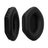 Sada 2 ks náušníků Kwmobile pro V-MODA Crossfade M-100/Crossfade LP2/Crossfade LP, černá, ekokůže, KWM0000257U001C