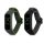 Sada 2 řemínků Kwmobile pro OPPO Band Sport, tmavě zelená/šedá, nylon, KWM0000173Y006C