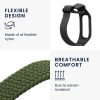 Sada 2 řemínků Kwmobile pro OPPO Band Sport, tmavě zelená/šedá, nylon, KWM0000173Y006C