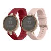 Sada 2 řemínků Kwmobile pro Garmin Lily Sport, červená/růžová, silikonová, KWM000018RG006C