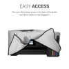 Kryt Kwmobile pro tiskárnu Epson EcoTank ET-2820/EcoTank ET-2812/EcoTank ET-2810, Šedo/Černý, Plast, KWM0000192A002C