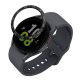 Rám ciferníku Kwmobile pro Samsung Galaxy Watch 5, černý/stříbrný, hliník, KWM0000259A001C