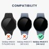 Rám ciferníku Kwmobile pro Samsung Galaxy Watch 5, černý/stříbrný, hliník, KWM0000259A001C