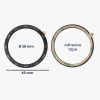 Rám ciferníku Kwmobile pro Samsung Galaxy Watch 5, černý/stříbrný, hliník, KWM0000259A001C