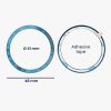 Rám ciferníku Kwmobile pro Samsung Galaxy Watch 6 Classic, modrý, hliník, KWM0000259B002C