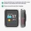 Sada 2 ks krytů Kwmobile s bezpečnostním sklem pro Huawei Watch D, průhledné/zelené, plast, KWM000015ER005C