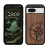 Pouzdro Kwmobile pro Google Pixel 8a, hnědé, dřevo/silikon, KWM000020KV001C