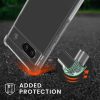 Pouzdro Kwmobile se šňůrkou na krk pro Google Pixel 8a, průhledné/černé, silikonové, KWM000020KZ001C