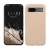Pouzdro Kwmobile pro Google Pixel 8a, krémové, silikonové, KWM000020LB003C