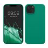 Kryt Kwmobile pro Apple iPhone 14, zelený, silikon, KWM000016NI036C
