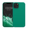 Kryt Kwmobile pro Apple iPhone 14, zelený, silikon, KWM000016NI036C