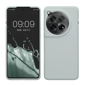   Pouzdro Kwmobile pro OnePlus 12, světle zelené, silikonové, KWM000022QC004C