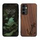 Pouzdro Kwmobile pro Samsung Galaxy A55, hnědé, dřevo, KWM000021PL004C