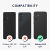 Kryt Kwmobile pro Samsung Galaxy A55, tmavě hnědý, dřevo, KWM000021PL005C