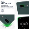 Pouzdro Kwmobile pro Google Pixel 7a, tmavě zelené, silikonové, KWM000019YF017C