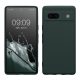 Pouzdro Kwmobile pro Google Pixel 7a, tmavě zelené, silikonové, KWM000019YF018C