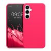 Pouzdro Kwmobile pro Samsung Galaxy A35, růžové, silikonové, KWM000021PA004C