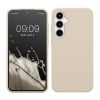 Silikonový kryt Kwmobile pro Samsung Galaxy A35, krémový, KWM000021PA006C