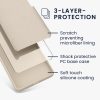 Silikonový kryt Kwmobile pro Samsung Galaxy A35, krémový, KWM000021PA006C