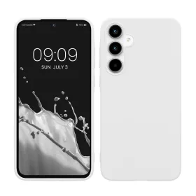   Pouzdro Kwmobile pro Samsung Galaxy A35, bílé, silikonové, KWM000021PB002C