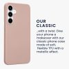 Pouzdro Kwmobile pro Samsung Galaxy A35, růžové, silikonové, KWM000021PC001C
