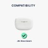 Pouzdro na sluchátka Kwmobile pro JBL Wave Beam, bílé, silikonové, KWM000024YQ003C