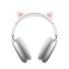 Kwmobile sluchátkový pásek pro Apple AirPods Max, bílý, silikon, KWM000025AD001C