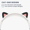 Pouzdro Kwmobile pro Apple AirPods Max, černé/růžové, silikonové, KWM000025AD002C