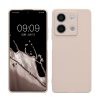 Pouzdro Kwmobile pro Xiaomi Redmi Note 13, krémové, silikonové, KWM000020LK002C