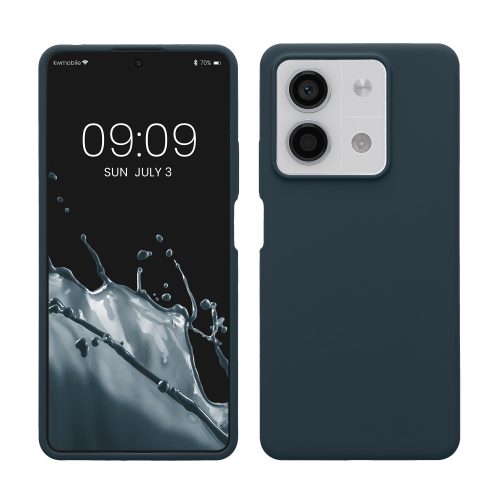 Pouzdro Kwmobile pro Xiaomi Redmi Note 13, tmavě zelené, silikonové, KWM000020LM003C