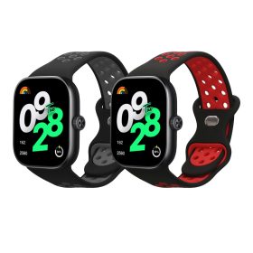   Sada 2 řemínků Kwmobile pro Xiaomi Redmi Watch 4, vícebarevné, silikonové, KWM000025BB001C