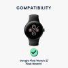 Sada 2 řemínků Kwmobile pro Google Pixel Watch 2/Pixel Watch, tmavě modrá/růžová, nylon, KWM000025BF002C