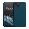 Kryt Kwmobile pro Apple iPhone 13, tmavě zelený, silikon, KWM000013OV093C