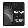 Pouzdro Kwmobile pro Samsung Galaxy A05s, černo/bílé, silikonové, KWM000021PY001C