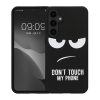 Kryt Kwmobile pro Samsung Galaxy S23 FE, černo/bílý, silikon, KWM000021PZ001C