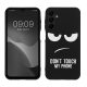 Pouzdro Kwmobile pro Samsung Galaxy A15 5G, černé/bílé, silikonové, KWM000021QA001C