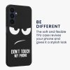 Pouzdro Kwmobile pro Samsung Galaxy A25, černo/bílé, silikonové, KWM000021QB001C