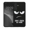 Kryt Kwmobile pro Samsung Galaxy S24, černý/bílý, silikon, KWM000021QE001C
