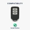 Kwmobile kryt klíče od auta pro Honda 3 tlačítka, modrý, silikon, KWM000025CM002C