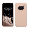 Pouzdro Kwmobile pro Nothing Phone 2a/Phone 2a Plus, krémové, silikonové, KWM000020LP004C