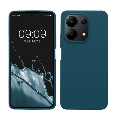 Pouzdro Kwmobile pro Xiaomi Redmi Note 13, modré, silikonové, KWM000020LS002C