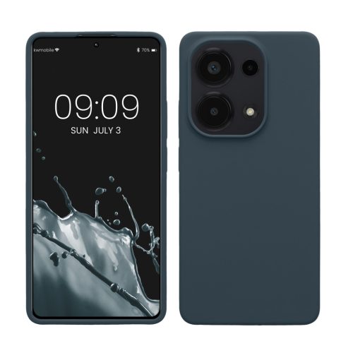 Pouzdro Kwmobile pro Xiaomi Redmi Note 13 Pro, tmavě zelené, silikonové, KWM000020LT003C