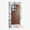 Pouzdro Kwmobile pro Xiaomi Redmi Note 13, hnědé, dřevo/silikon, KWM000020LU001C