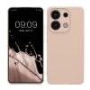 Pouzdro Kwmobile pro Xiaomi Redmi Note 13, krémové, silikonové, KWM000020LW002C