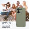 Pouzdro Kwmobile pro Xiaomi Redmi Note 13, světle zelené, silikonové, KWM000020LW003C